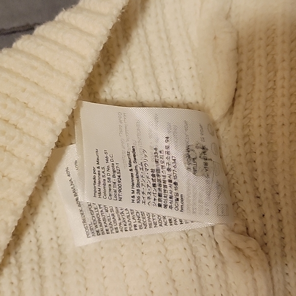 Gorgeous Gold Button Accent Striped Knit Sweater - Picture 8 of 8